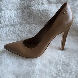 Calvin Klein Tan Pointed-Toe Stiletto Pump